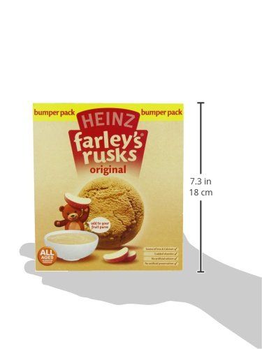 Heinz Farley's Rusks, Original Flavor, 300g Boxes (Pack of 6)