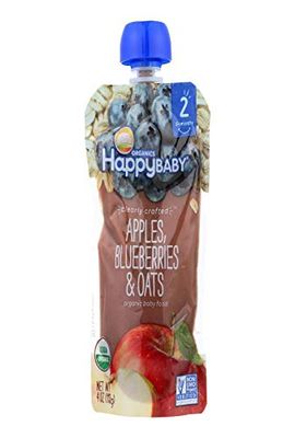 Happy Baby, Organic Apples Blueberries  Oats, 4 oz