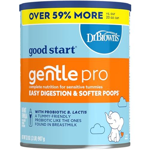 Gerber Good Start Baby Formula Powder, GentlePro, Stage 1, Non GMO, 32 Ounce (Package May Vary) For 0 -12 Months