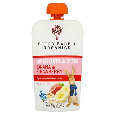 Pumpkin Tree Organics Super Oats  Seeds, Banana  Strawberry Fruit Packet, 4 Ounce (Pack of 10)