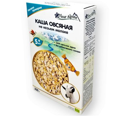 Fleur Alpine Oatmeal with Goat Milk 200g from 5 Months From Germany