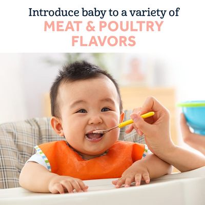 Gerber Baby Foods 2nd Foods Meat, Chicken  Gravy, Mealtime for Baby, 2.5 Ounce Jar (Pack of 10)