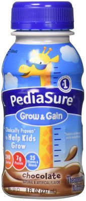 PediaSure Complete Balanced Nutrition Liquid, Chocolate Flavor, Model: 53587-8 OzBottle, 24 Ea