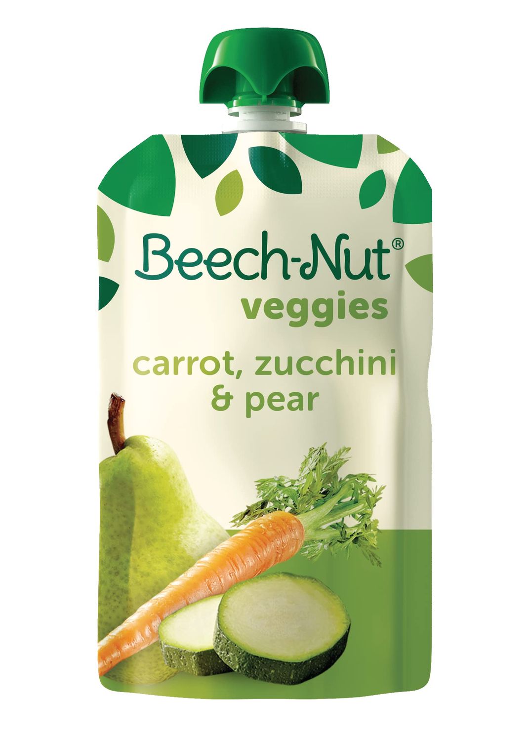 Beech-Nut Veggies Stage 2 Baby Food, Carrot Zucchini  Pear, 3.5 oz Pouch