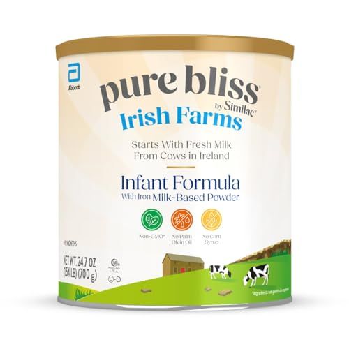 Pure Bliss Irish Farms Easy to Digest Baby Formula Non-GMO Infant Formula 0-12 months 24.7-oz Powder Can