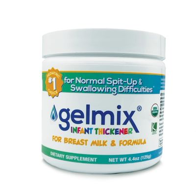 Gelmix Infant Thickener for Breast Milk  Formula, 4.4 oz Jar