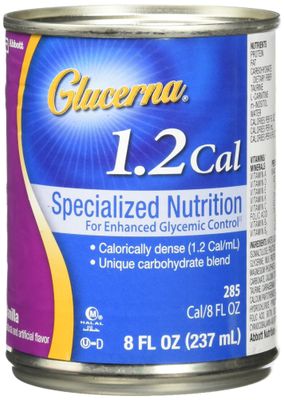 Glucerna 1.2 Cal Specialized Nutrition For Patients With Abnormal Glucose Tolerance Ready To Use, 24 - 8 Oz. Cans