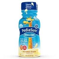 PediaSure Grow  Gain Nutrition Shake for Kids, Banana 6 bottles (Pack of 2)