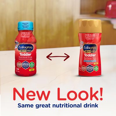 Enfagrow PREMIUM Toddler Nutritional Drink, Made with Real Milk, Brain-Building Omega-3 DHA, Nutrients for Growth  Immune Support, Non-GMO, Ready to Use, 8 fl Oz (24 Bottles)