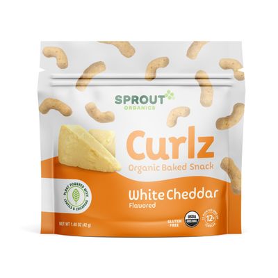Sprout Curlz Baby Snacks 1.48 Ounce (Pack of 6)(Packaging May Vary)