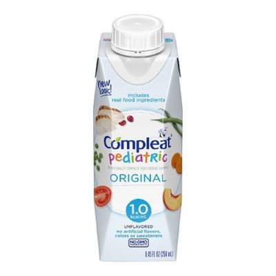 Compleat Pediatric Tube Feeding Formula, Unflavored, 8.45 Fl Oz (Pack of 24)