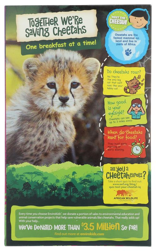 NATURES PATH CEREALS KIDS CHEETAH CHOMPS OR 10 OZ