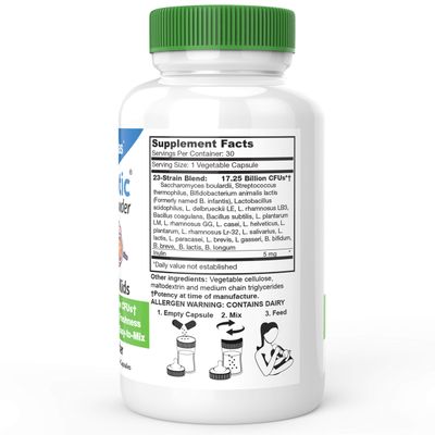DrFormulas Nexabiotic Probiotic Powder for Babies, Infants  Kids Probiotics with Saccharomyces Boulardii, L. Acidophilus, B. Infantis Better Than Gripe Water or Baby Drops, 30 Servings