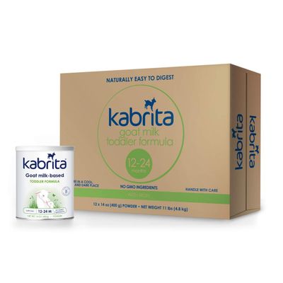 Kabrita Goat Milk Toddler Formula, 14 Ounce, 12 Count