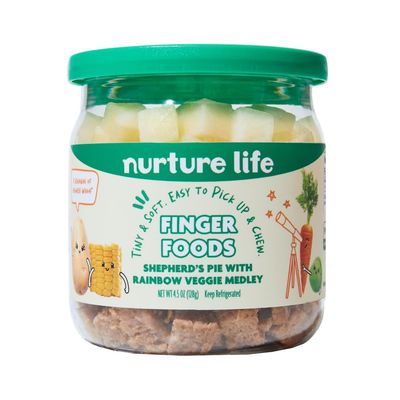 Nurture Life Baby Finger Foods, Freshly Prepared Stage 3 Toddler Meals, Ideal for Easy Self-Feeding, Nutritious Mealtime Solution for Busy Families, Supports Growth, Shepherd&#39;s Pie with Veggie Medley