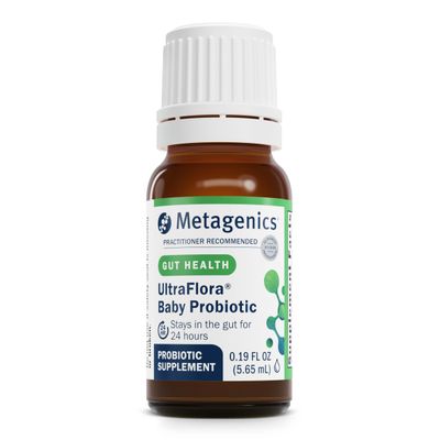 Metagenics MetaKids Baby Probiotic - Baby Probiotic Drop - For Babies  Young Children - Kids Probiotics - With Bifidobacterium animalis ssp. lactis  Lactobacillus rhamnosus GG - Non-GMO - 0.19 fl oz