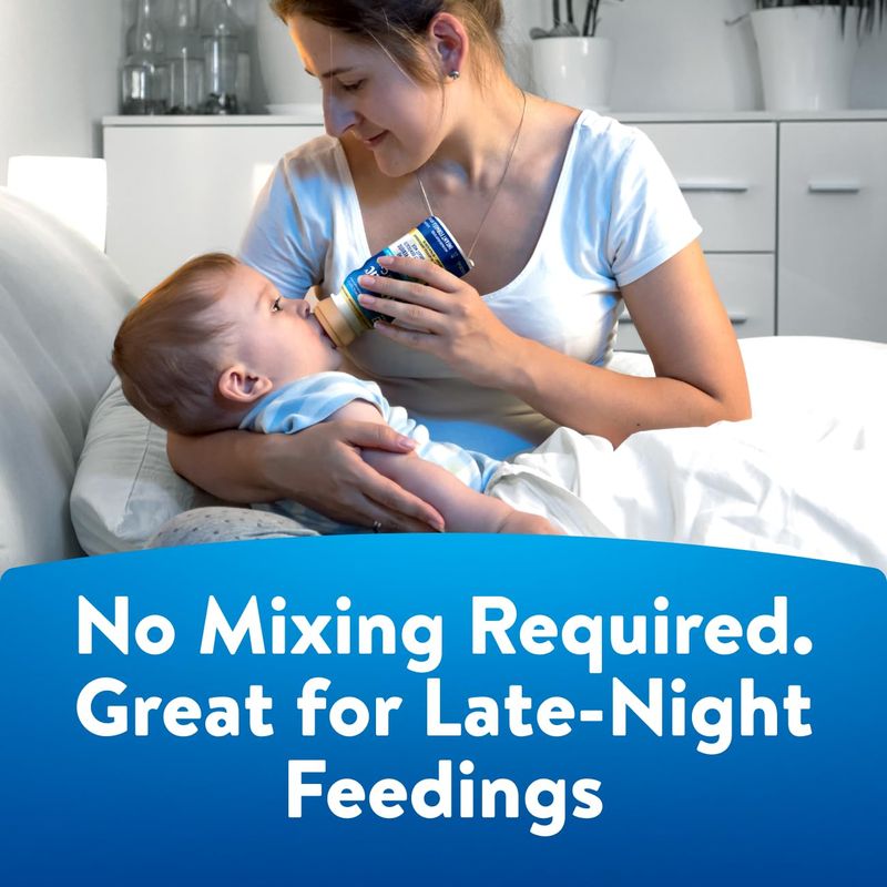 Similac 360 Total Care Infant Formula, Has 5 HMO Prebiotics, Our Closest Prebiotic Blend to Breast Milk, Non-GMO, Baby Formula, Ready to Feed, 8-fl-oz Bottle, Pack of 24