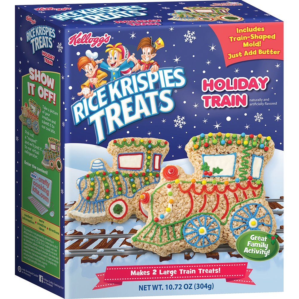 Crafty Cooking Kits Kellogg&#39;s Rice Krispies Treats Holiday Train Kit, 10.72 Ounce