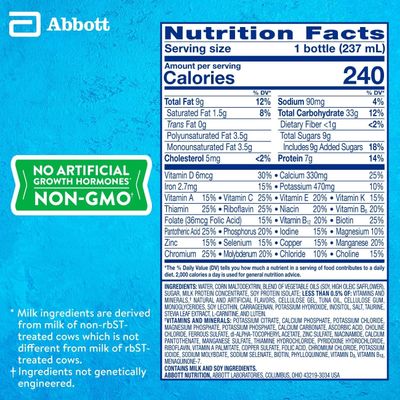 PediaSure Grow Gain With Immune Support, Kids Protein Shake, 27 Minerals Vitamins for Kids, 7g Protein, Helps Kids Catch Up On Growth, Non-GMO, Gluten-Free, Vanilla, 8-fl-oz Bottle, Pack of 6