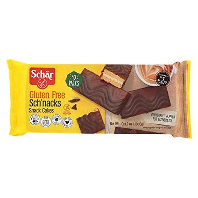 Schar Gluten-Free Schnacks - Chocolote Covered Snack Cakes - Case of 6