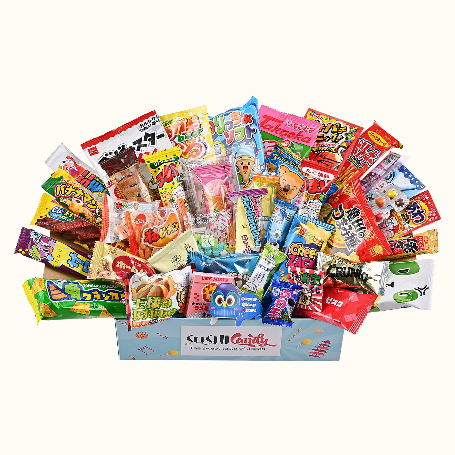 40 Japanese Candy &amp; snack box and other popular sweets (Gift Box)