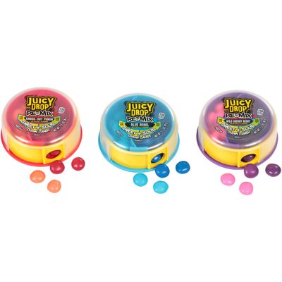 Juicy Drop Re-Mix Sweet &amp; Sour Chewy Candy Variety Pack - Sweet &amp; Sour Gummy Candy Bites in Assorted Fruity Flavors - Fun Sour Candy Variety For Birthdays and Parties - Slime Lickers Gummy Candy