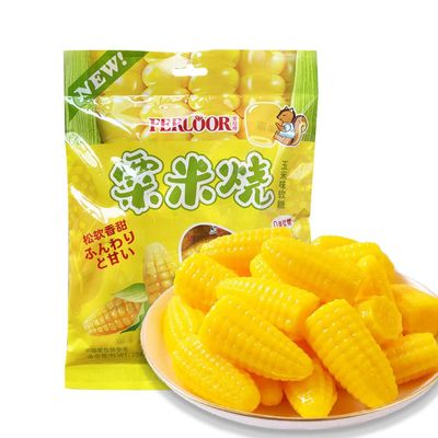 SIJIYUNLI-Chestnut Rice Braised 258g9oz Corn Soft Candy Soft Glutinous RiceChildren love snacks during festivals