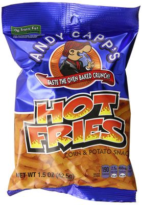 Andy Capp&#39;s Hot Fries, 1.5 oz, 48 Pack
