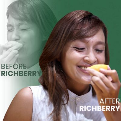 Miracle Berry by richberry, 100 Halves, Freeze Dried Premium Berries, 100% Real Fruit, No Preservatives, Naturally Sweetens Sour Foods, Organic, Great for Snacks and Taste Tripping