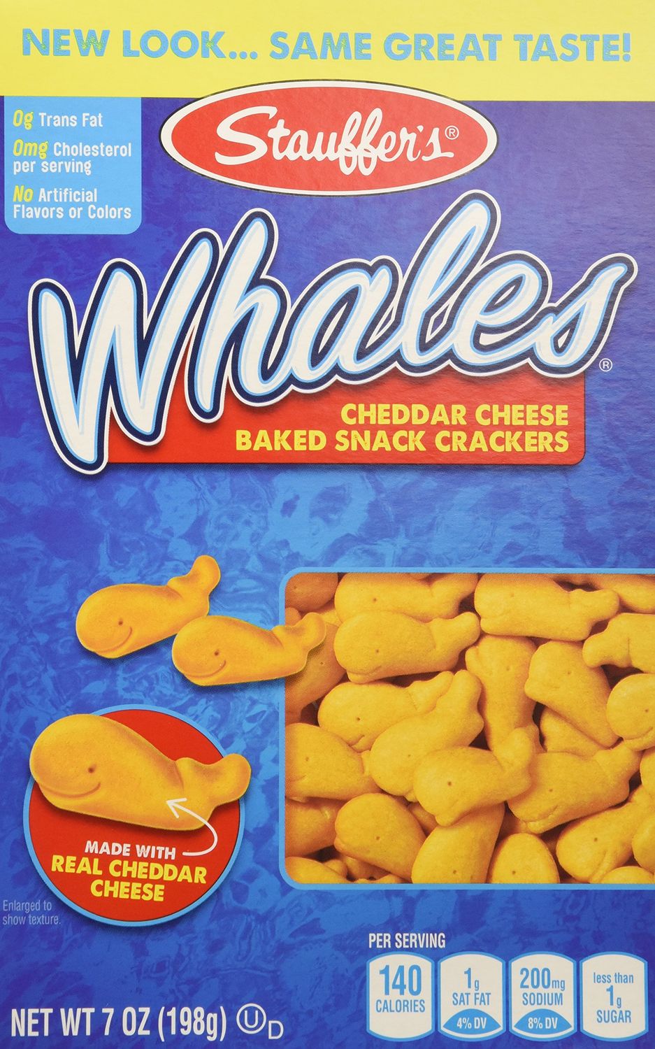 Stauffer&#39;s, Whales Baked Snack Crackers 7oz(pack of 3)