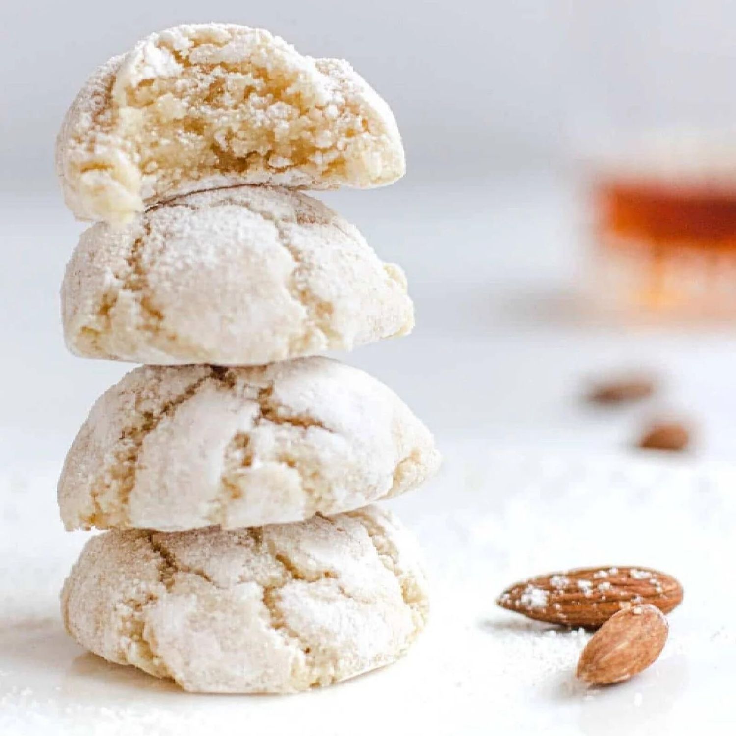Andy Anand Sugar Free Gourmet Italian Soft Amaretti Almond Cookies in 4 flavors 20 pcs, Gluten Free, Slowly savor for an amazing experience with a luxuriously creamy feel, Made in Italy (10 Oz)