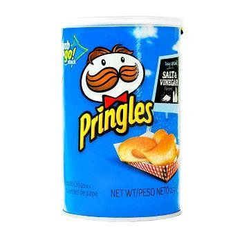 Pringle Med Salt &amp; Vinegar 2.5 Oz - (Pack of 6)