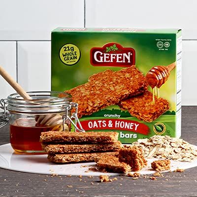 Gefen Oats N' Honey Granola Bar (2 Pack  24 Bars) | All Natural, Delicious, High Energy Snack, Kosher