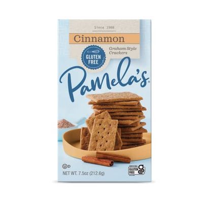 Pamela&#39;s Products Gluten Free Graham Crackers, Cinnamon, 7.5 Ounce