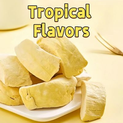 Premium Freeze Dried Durian,Dried Fruit Snacks,Thai Golden Pillow Crisp,No Desiccant,Additive-Free,Crunchy and delicious,No Sugar Added, Gluten Free,3.5 oz (Pack of 1)
