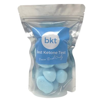 BKT Freeze Dried Candy: Sugar Free Raspberry Taffy, Keto Candy. No Carb, Delightful Snack for Low Carb Diets