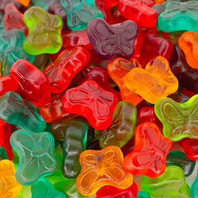 Gummy Butterflies Candy in Assorted Fruit Flavors, 11-Ounce Pack