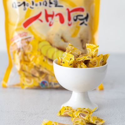 KANG BONG SEOK, Master Ginger Yeot l Jocheong Candy l Dalgona l Rice syrup l Grain Syrup l Korean Snack l Traditional Candy l No Artificial Additive l 250g