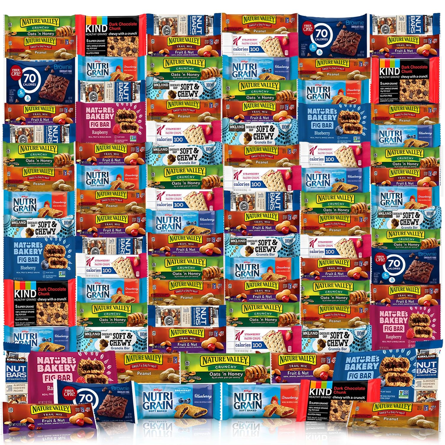 Healthy Snacks (Basket 114 Count) Healthy Snack Box &amp; Snacks Gift Variety Package Gift Arrangement Perfect for Men, Women, Adults, Office, School, College, Work, Employee Appreciation - Gift Basket
