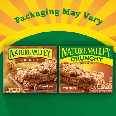 Nature Valley Crunchy Granola Bars, Pecan Crunch, 12 Bars, 8.94 OZ (6 Pouches)