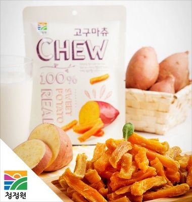 CJW 100% Dried Sweet Potato Chew Snack 2.11 Oz. (Pack of 3)