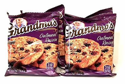 Grandma&#39;s Cookies Oatmeal Raisin Flavored 4 Packs 2 per pack