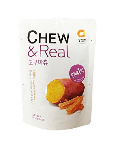 CJW 100% Dried Sweet Potato Chew Snack 2.11 Oz. (Pack of 3)