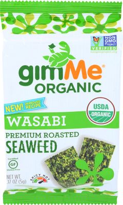 Gimme Seaweed Snacks Roasted Wasabi, 0.17 oz