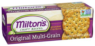 Milton's Original Multi-Grain Gourmet Crackers, Non GMO, 8.4 Ounces (Pack Of 8)