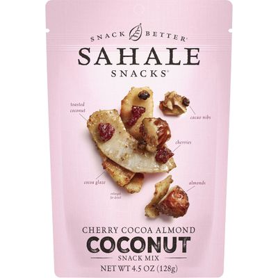 Sahale Snacks Cherry Cocoa Almond Coconut Snack Mix, 4.5 Ounces