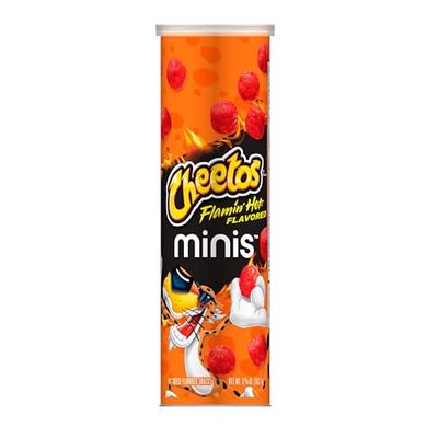 Minis Cheetos Canister - Flamin&#39; Hot Bites
