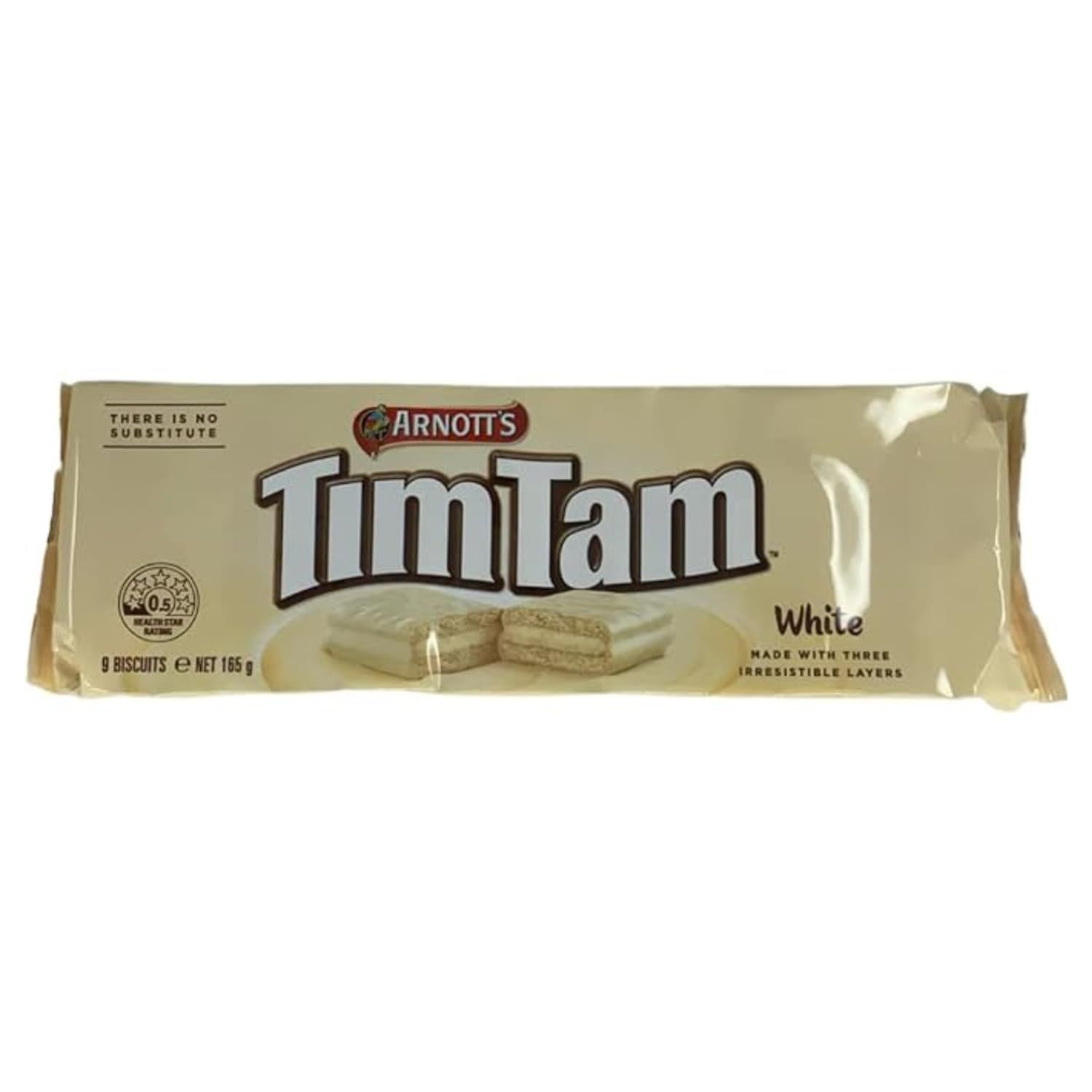 Arnott&#39;s Tim Tam White Biscuits 165g