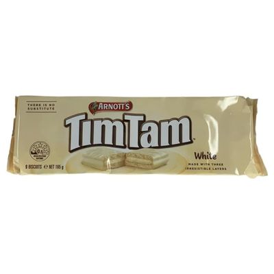Arnott&#39;s Tim Tam White Biscuits 165g
