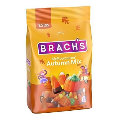 Brach&#39;s Mellowcreme Autumn Mix Candy Corn Bag, 2.5 Pound